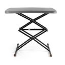 Cello Riser Duroplast Multi Utility Rectangular Table, Scissor fold and Height Adjustable, Grey...
