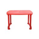 Cello Senator Four Seat Dining Table (Plastic ,Red)...