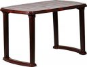 Cello Senator Plastic Dining Table (Matte Brown)...