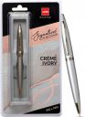 Cello Signature Creme Ivory - Perfect Fathers Day Gift for the Writing Enthusiast Ball Pen  (Ink Color - Blue)...