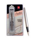 Cello Signature Creme Ivory Roller Pen | Premium metal pen...