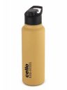Cello Solido Exe Single Walled Stainless Steel Flask, 800ml, Yellow...