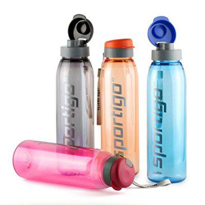 Cello Sportigo Plastic Bottle Set, Set Of 4, Assorted, 1 liter