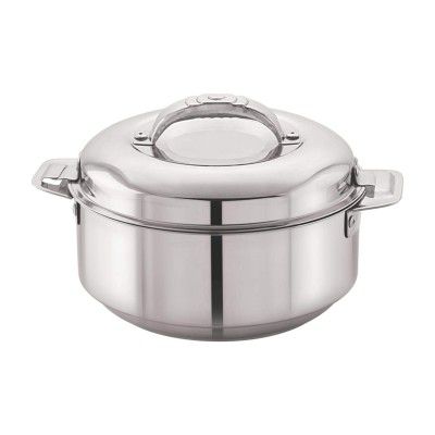 CELLO Stainless Steel Casserole - 2000ml, Silver