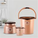 Cello Stella Bathroom Set | Sturdy and Durable | Set of 3, Peach...