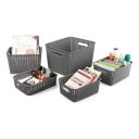 Cello Style Knit Basket Without Lid Set of 5...