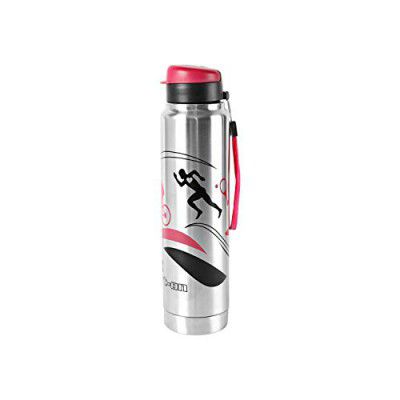 Cello Superb Stainless Steel Water Bottle, 800ml, Red