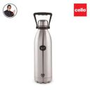 Cello Swift Stainless Steel Flask, Double walled, 1500 ml, Silver...