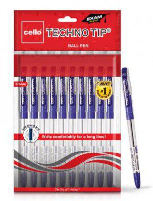 Cello Technotip Ball Pen (Pack of 10)