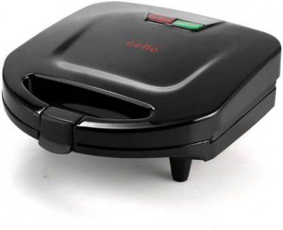 cello ToastiGO Grill Maker 800W | Sandwich Maker Grill (Black)