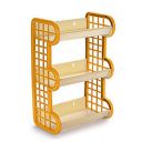 Cello Tokyo Plastic Storage Shelf, Ivory Yellow...