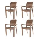 CELLO Trident Chair Set of 4...