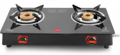 CELLO Trion 2 Burner Glass Manual Gas Stove  (2 Burners)