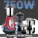 cello Trion 750 W Juicer Mixer Grinder (Trion Mixer Grinder 750 W | 4 Jars | Maroon)...