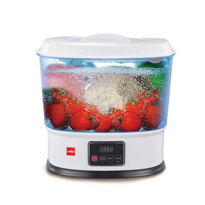 Cello Vegetable & Fruit Cleaner, 10Ltr, 8W, White