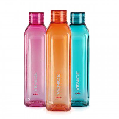 Cello Venice Water Bottles Set of 3, 1000ml