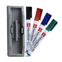 Cello Whitemate Whiteboard Markers & Duster | Set of 4 Pens & 1 Duster...