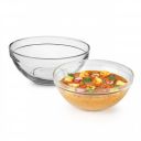 Cello Zenith Round Stack Serving & Mixing Bowl, Transparent | 2 X 500ml Bowls (14 cm)...