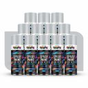Cellux 2X Ultra Cover Silver Spray Paint | DIY, Quick Drying with Glossy Finish for Metal, Wood, Wall & Other Surfaces - 400 ML - Pack of 12 Spray Paints...