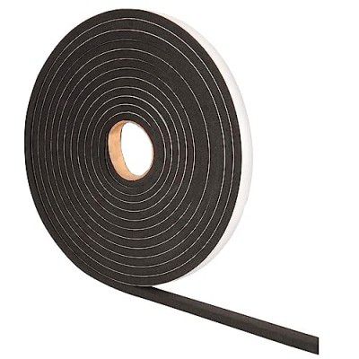 CELLUX Single Side 6MM Thick High Density Self Adhesive Foam Seal Tape, Weather Stripping Doors and Window Insulation Soundproofing -12mm Width,5 Meter Length