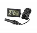 CentIoT - Hygrometer Temperature and Humidity Sensor meter - with Mini LCD Digital Display - for Incubator Aquarium Soil Temperature (Black)...