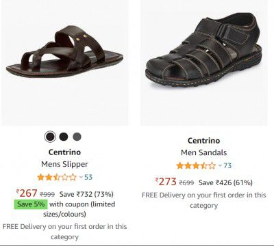 Centrino Mens Slipper up to 77% off