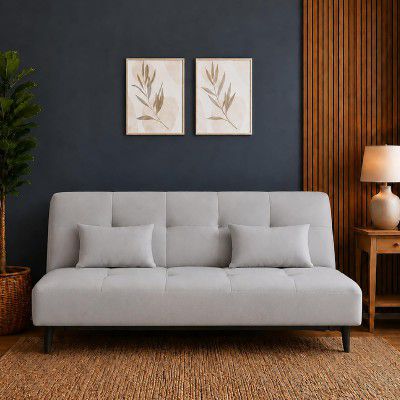 [Extra Rs.1849 OFF] Centuary EasyFlip Sofa Cum Bed, 3-in-1 Sofa,Recliner & Double Bed,Grey Mist