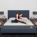 Centuary Mattresses Sleepables |10 Years Warranty | 8-Inch Double Size Ortho Pocketed Zero Partner Disturbance Plush Quilted Rolled Packed Pocket Spring Mattress (72x48x8)...