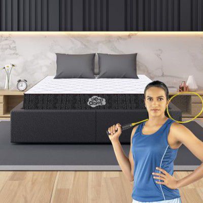 Centuary Mattresses Sleepables 8-Inch King Size Hybrid Zero Partner Disturbance Copper Gel Memory Foam Roll Pack Pocket Spring Mattress (78x72x8)