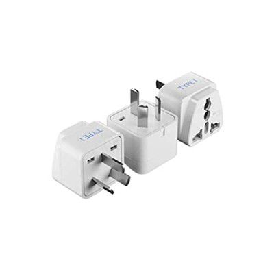 Ceptics India to Australia Adapter Plug, China, - CE - RoHS - 3 Pack - 5 Years Warranty