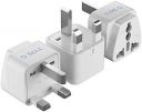 Ceptics UK Adapter for Indian Pins, India to UAE, Hong Kong, Dubai, UK Adapter Plug...