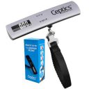 Ceptics Weight Machine for Luggage - Luggage Weighing Scale with Capacity up to 50 Kg - Weighing Machine for Luggage with LCD Display - Luggage Scale for Bags, Home, Shop – Silver...
