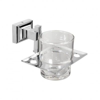 Cera Montana F5002107 Aluminium Tumbler Holder (Silver)