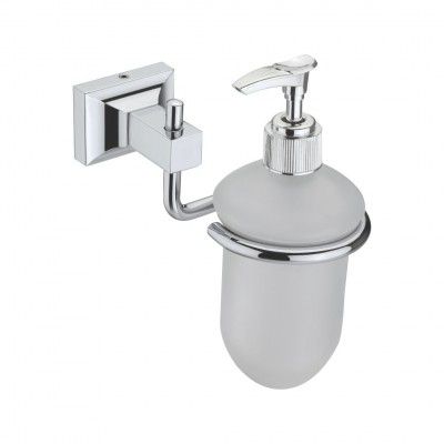 Cera Montana F5002111 Aluminium Liquid Soap Dispenser (Silver)