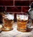 Ceradeco Transparent Glass 540 ml (Set of 2) Beer Mugs...