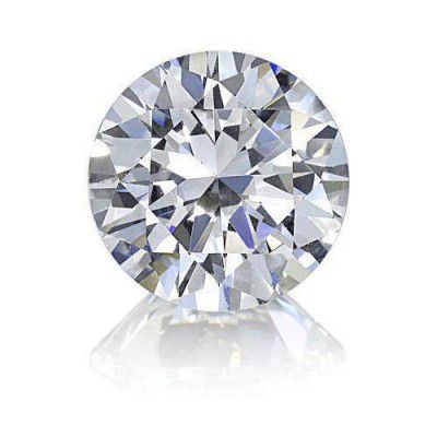 Certified Moissanite Round Shape Diamond D Color Gemstone VVS1 Clarity