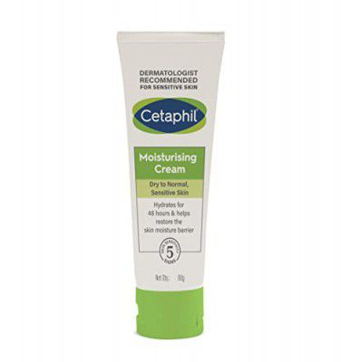 Cetaphil Moisturising Cream for Face & Body , Dry to very dry skin, 80 gm