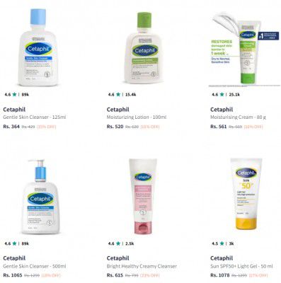 Cetaphil Personal Care Products + 15% Off Coupon