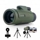 Cezo 12x50 Monocular for Adults Kids,HD Monocular Scope for Gifts - Green...