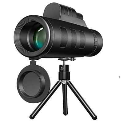 Cezo 40X60 Magnification Zoom HD,Monocular Telescope for Adults and Children,High Power Telescope Gadget,Telescope with Built-in Compass
