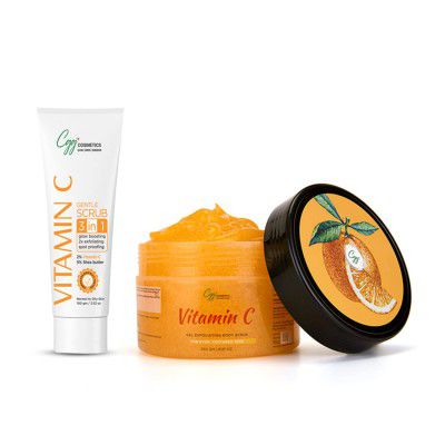 CGG Cosmetics Vitamin C Gel Exfoliating Body Scrub & Gentle Scrub (3654120)