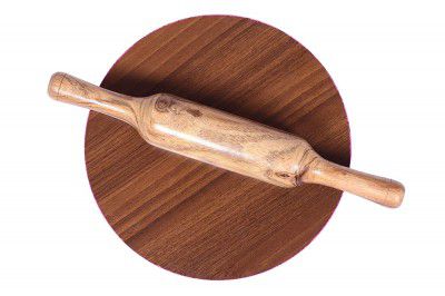 chakla belan roti maker Combo Pack of 2 PLY Chakla 10 IN Wooden Belan 12 In Size/Rolling Pin/Roti