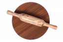 chakla belan roti maker Combo Pack of 2 PLY Chakla 10 IN Wooden Belan 12 In Size/Rolling Pin/Roti...
