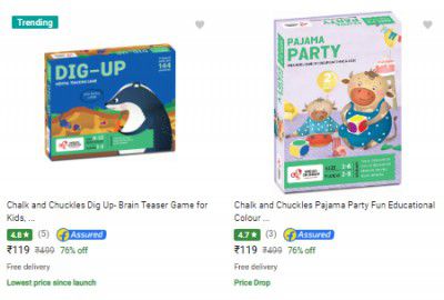 Chalk And Chuckles Flashcards And Workbooks Starts ₹99 | Upto 75% Off