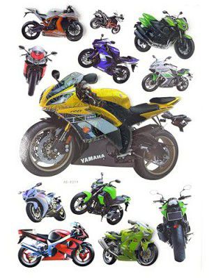 CHALKNCHEESE 3D Stickers Bike Code B2
