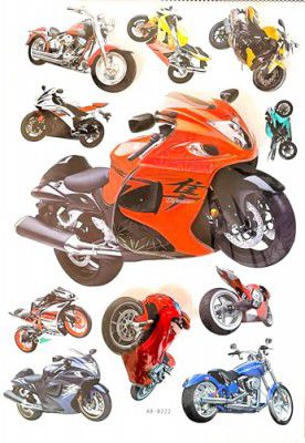 CHALKNCHEESE 3D Stickers Bike Code B3