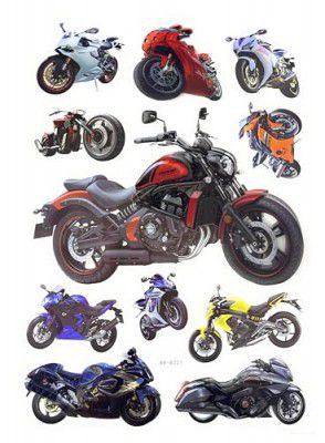 CHALKNCHEESE 3D Stickers Bike Code B4