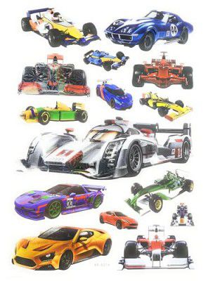 CHALKNCHEESE 3D Stickers CAR Code C1