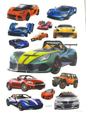 CHALKNCHEESE 3D Stickers CAR Code C3