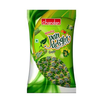 Chandan Mouth Freshener Mintiz Pan Delight | Maghai Pan Flavoured Candy, 5.47 oz / 155 g (Pack of 4)